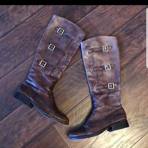 Vince Camuto leather boots, great condition!